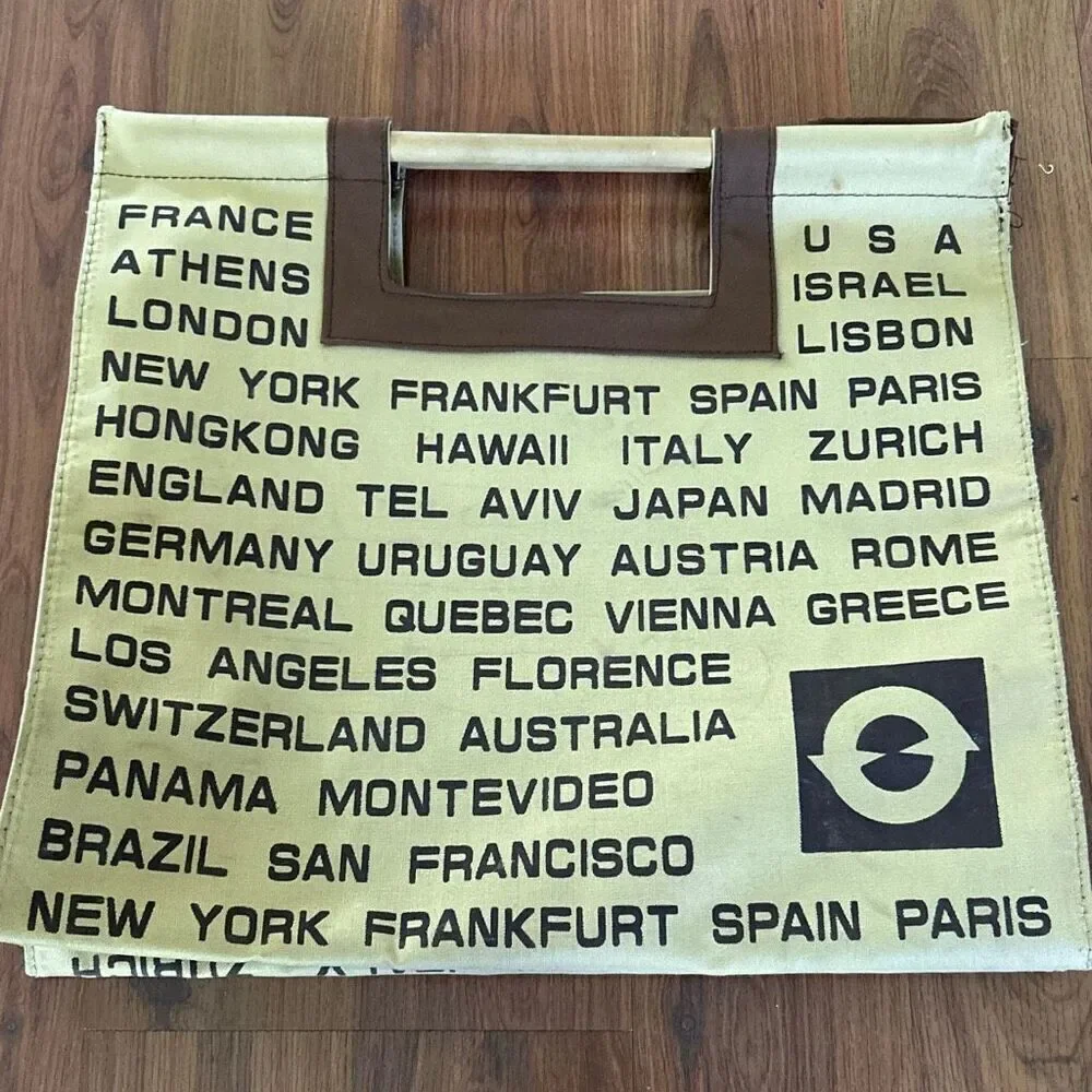 Estee Lauder Harpers Bizarre vintage Tote bag.
